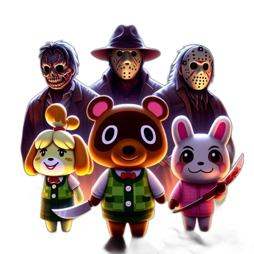 mask, concept art, pixel art, 3d render transparent PNG cut-out