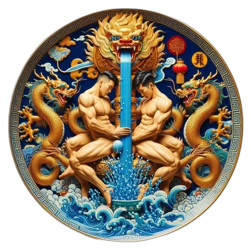dragon, jewelry, sword, staff transparent PNG cut-out