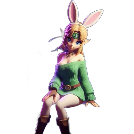 staff, hat, dress, weapon transparent PNG cut-out