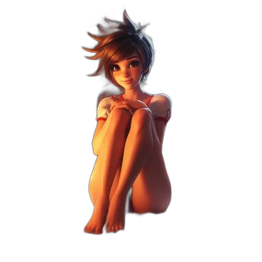 dress, staff, hair, face transparent PNG cut-out