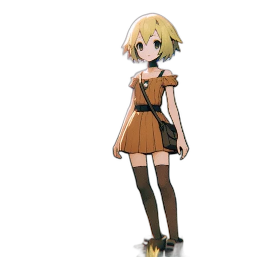 dress, staff, weapon, robot transparent PNG cut-out