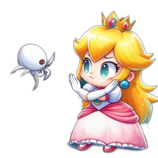 crown, dress, weapon, staff transparent PNG cut-out