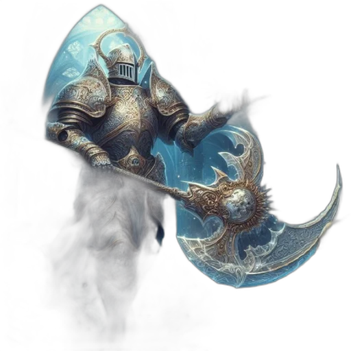 dragon, mask, creature, sword transparent PNG cut-out