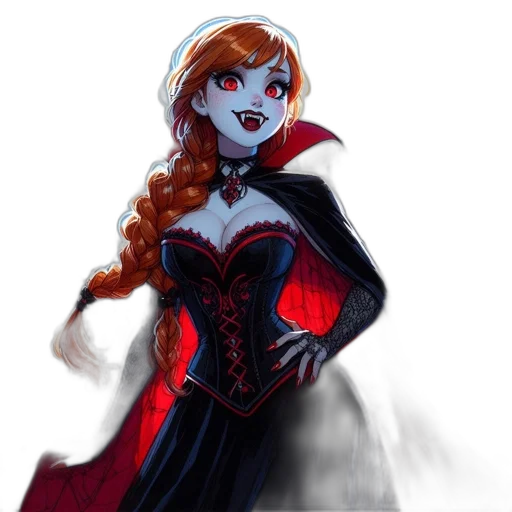 dress, concept art, fantasy art, comic book art transparent PNG cut-out