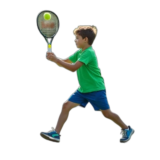young, boy, green, shirt transparent PNG cut-out