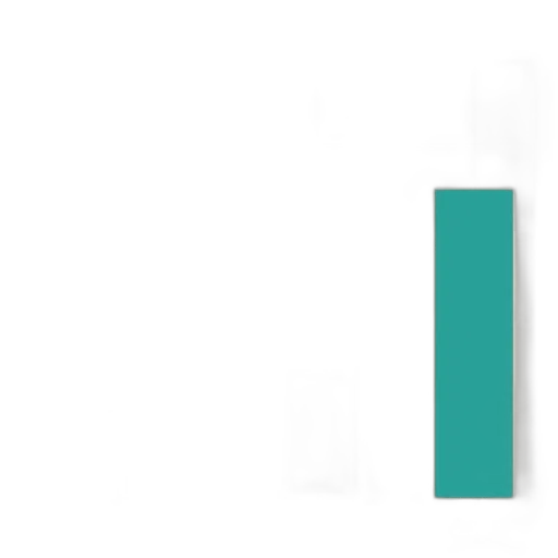 green, pastel, blue, monochrome transparent PNG cut-out