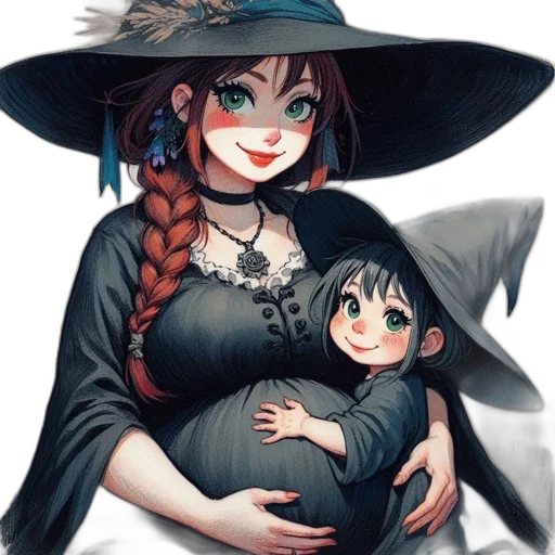 hat, fantasy art, concept art, pixel art transparent PNG cut-out