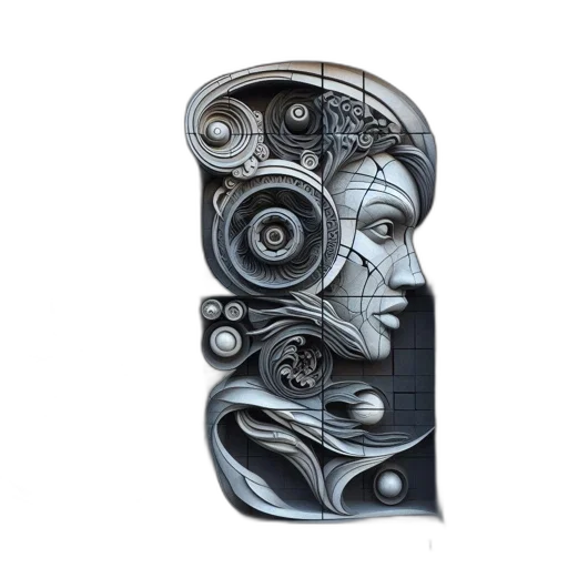 robot, jewelry, mask, face transparent PNG cut-out