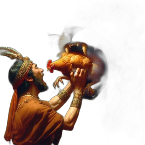 dragon, mask, animal, staff transparent PNG cut-out