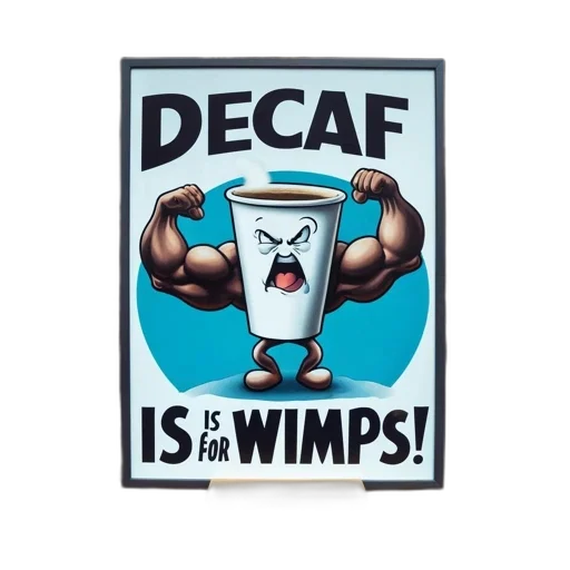 framed, poster, muscular, coffee transparent PNG cut-out