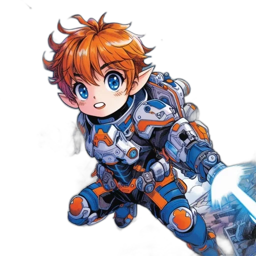 weapon, sword, robot, concept art transparent PNG cut-out