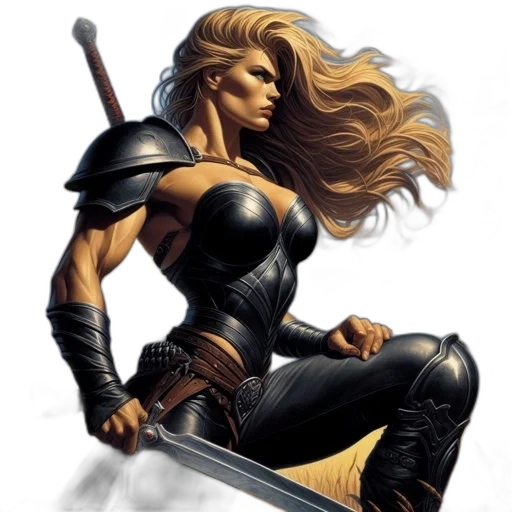 sword, comic book art, fantasy art, concept art transparent PNG cut-out