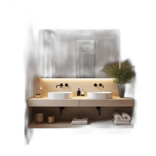 furniture, 3d render, photorealistic, concept art transparent PNG cut-out