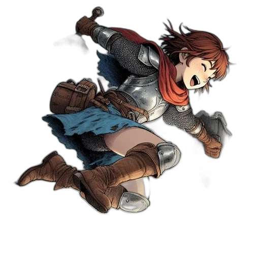 sword, weapon, staff, dress transparent PNG cut-out