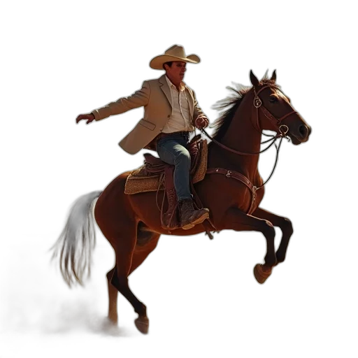 hat, jacket, animal, staff transparent PNG cut-out