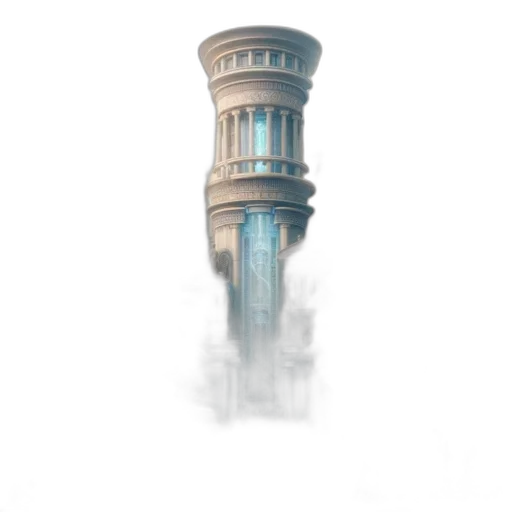 building, weapon, staff, robot transparent PNG cut-out