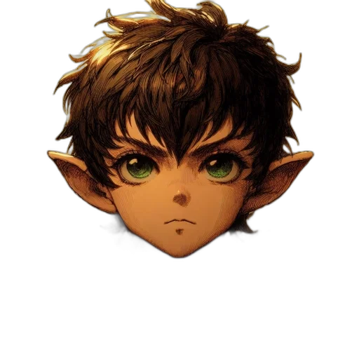 face, mask, dragon, staff transparent PNG cut-out