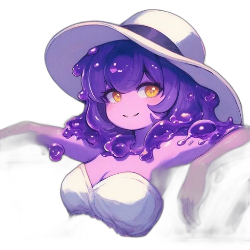 hat, flower, creature, crown transparent PNG cut-out