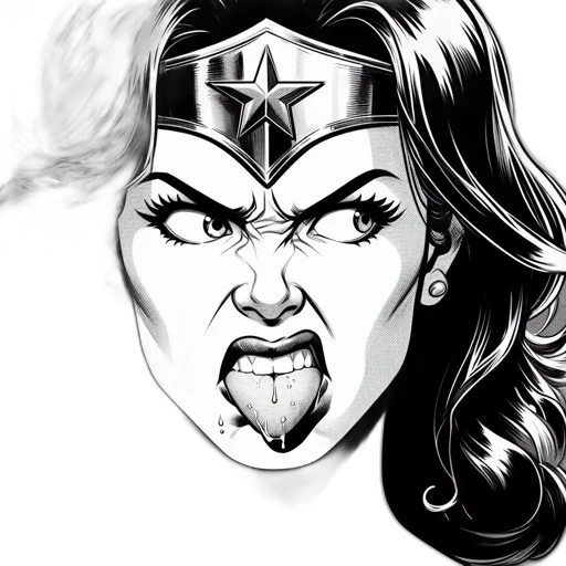 comic book art, cartoon, concept art, fantasy art transparent PNG cut-out