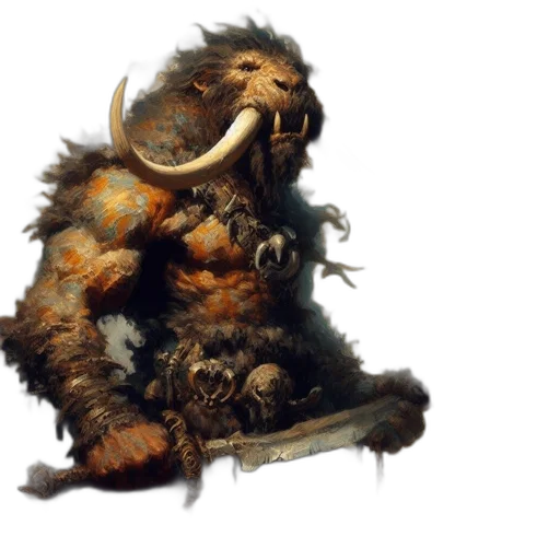 dragon, creature, animal, staff transparent PNG cut-out