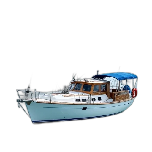 3d render, photorealistic, white, sailboat transparent PNG cut-out