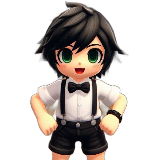 staff, weapon, 3d render, pixel art transparent PNG cut-out