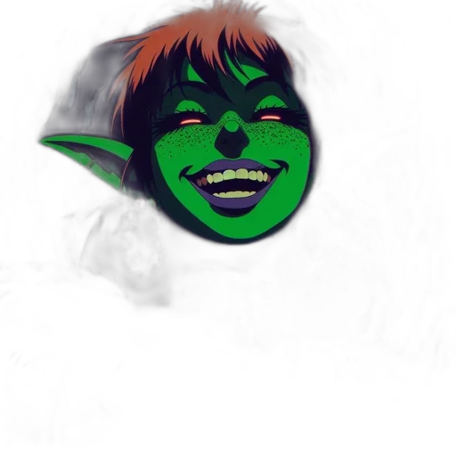 mask, face, creature, staff transparent PNG cut-out