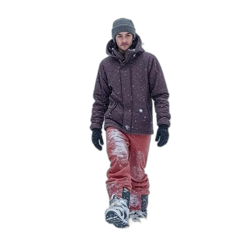 jacket, staff, concept art, snow transparent PNG cut-out