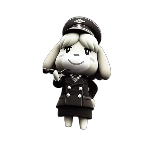 staff, weapon, jacket, hat transparent PNG cut-out