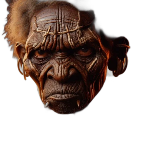 mask, face, creature, animal transparent PNG cut-out