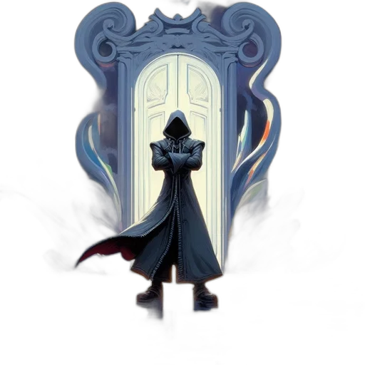 mask, staff, concept art, fantasy art transparent PNG cut-out