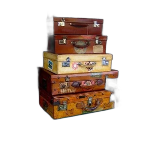 furniture, 3d render, stack, vintage transparent PNG cut-out