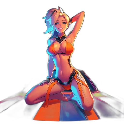 dress, staff, robot, weapon transparent PNG cut-out