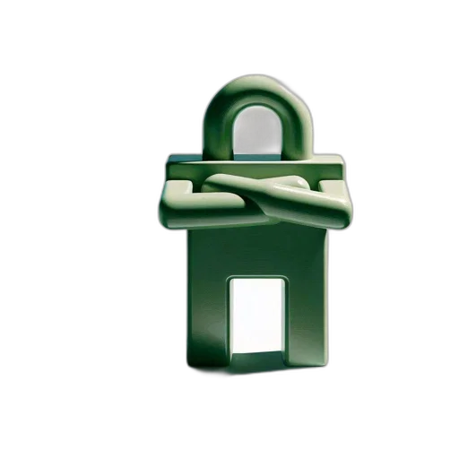 jewelry, 3d render, three-dimensional, green-colored transparent PNG cut-out