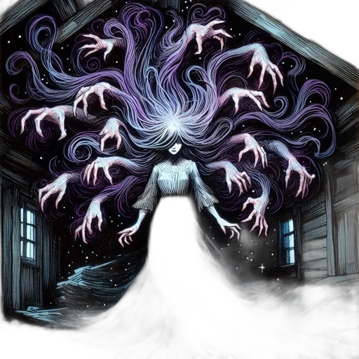 creature, hair, crown, concept art transparent PNG cut-out