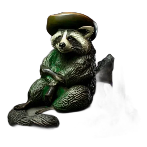 staff, animal, hat, creature transparent PNG cut-out