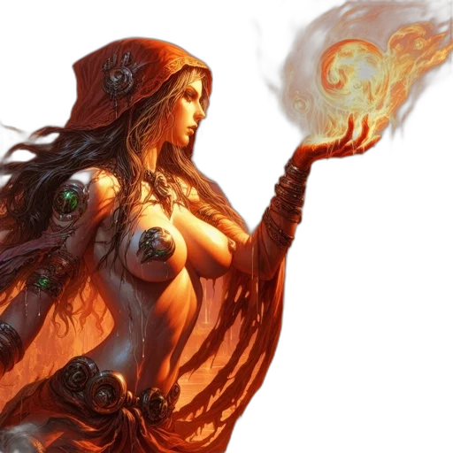 fantasy art, concept art, comic book art, pixel art transparent PNG cut-out