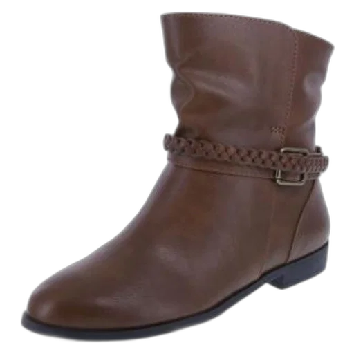 shoes, brown, ankle, boot transparent PNG cut-out