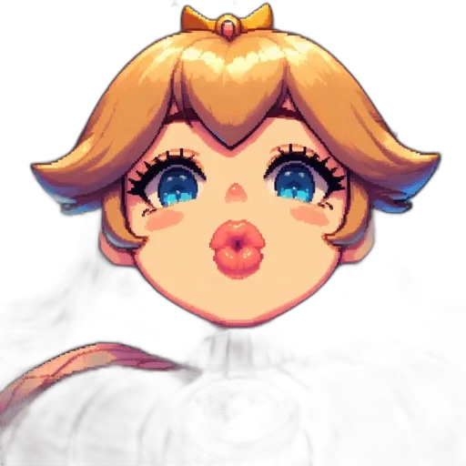 crown, face, staff, pixel art transparent PNG cut-out
