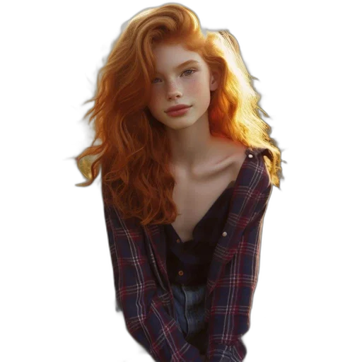 dress, jacket, hair, jewelry transparent PNG cut-out