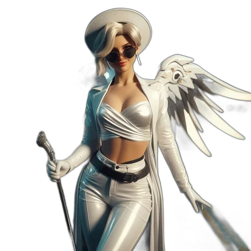 staff, concept art, 3d render, fantasy art transparent PNG cut-out