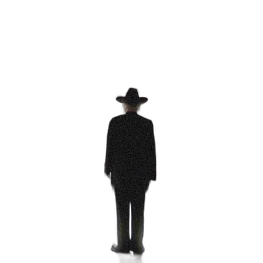 hat, staff, jacket, robot transparent PNG cut-out