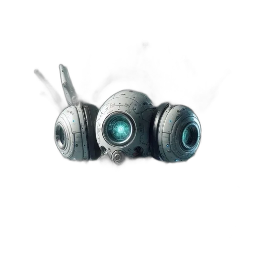 robot, staff, mask, weapon transparent PNG cut-out