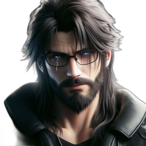 face, hair, fantasy art, photorealistic transparent PNG cut-out