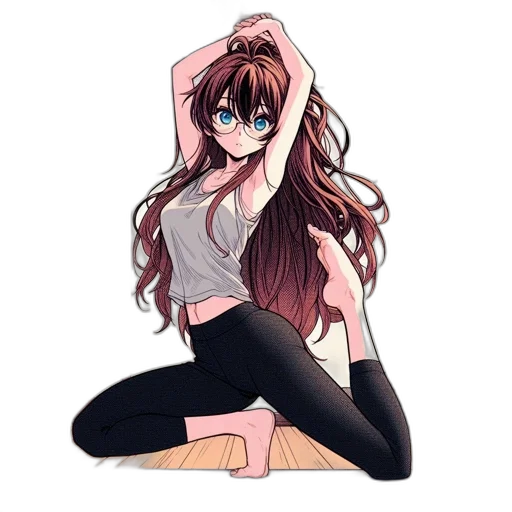 creature, hair, animal, staff transparent PNG cut-out