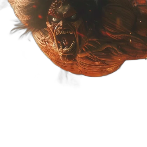 creature, mask, hair, dragon transparent PNG cut-out