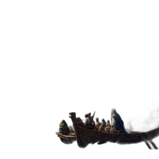 dragon, hair, creature, weapon transparent PNG cut-out