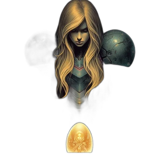 jewelry, mask, face, concept art transparent PNG cut-out