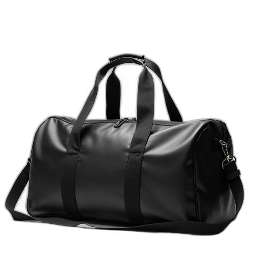 3d render, duffel, bag, logo transparent PNG cut-out