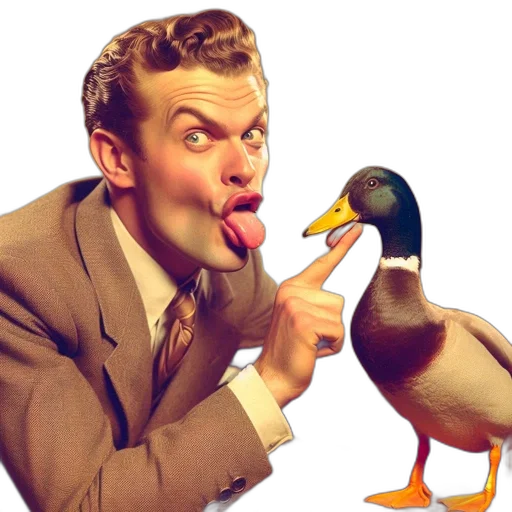 animal, photorealistic, man, suit transparent PNG cut-out
